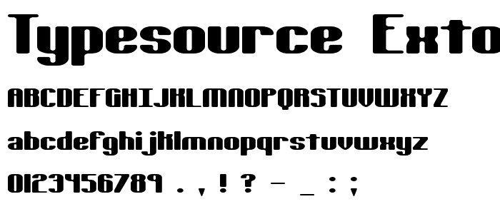 Typesource Extol S BRK font